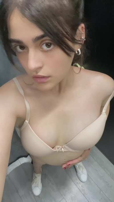 taking some pics in the changing room for my students
