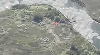 UA POV: Ukrainian SOF shares footage of strikes on the pontoon-building capacity of Russia in the Kursk region, targeting engineering vehicles with FPV drones and striking crossings with HIMARS missile systems.