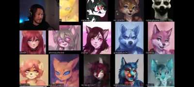 Markiplier looks at AI generated furries