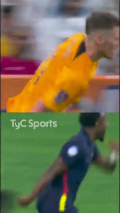 Impresionante similitud el gol de Ecuador de ayer con el de Países Bajos en Qatar. Ambos en 4tos, sufrido y terminó en penales
