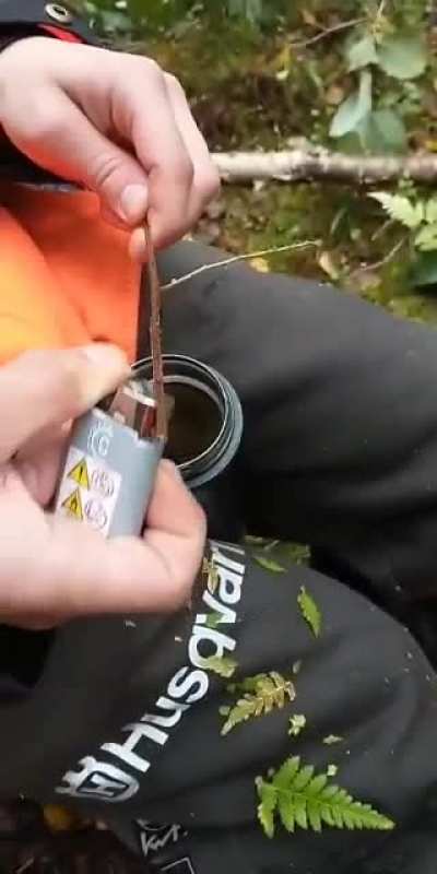 with playing around with gasoline