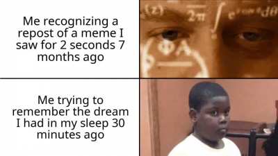 Remembering dreams is hard