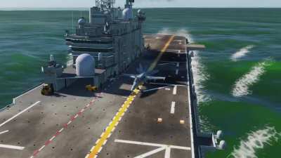 New to DCS, took me a while but I finally landed on a carrier! /s