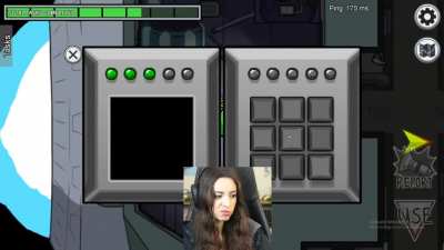 Anita completes a task in Among Us