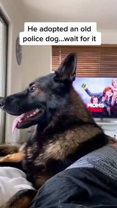 Though he has retired, he is still a cop at heart