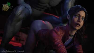 Claire vs. Mr. X - Preview (Dr. Pineapple Studios) [Resident Evil]