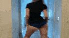 White Girl Shaking Ass