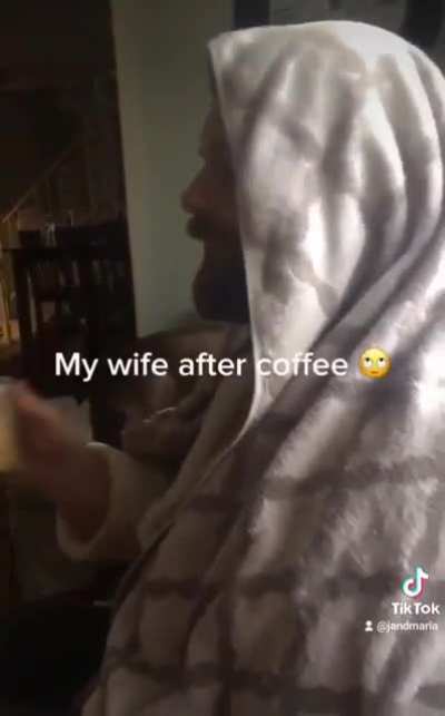 She's not a morning person...