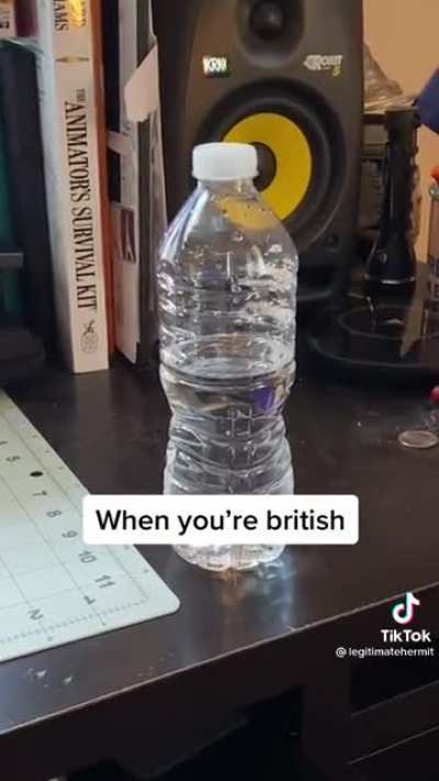 When you're British.