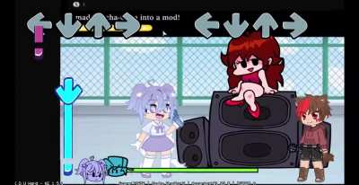 Gacha-Chan fnf skin