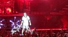 Jay giving thanks and giving out sticks to the crowd after the show in Clarkston, MI