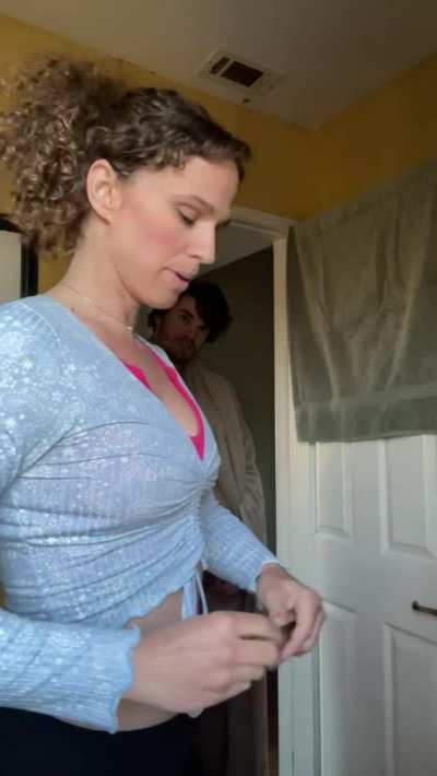 My step son is such a perv. Can’t a lady get her make up done in peace?! [MF] MILF