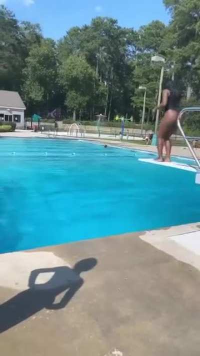 She landed it thou.