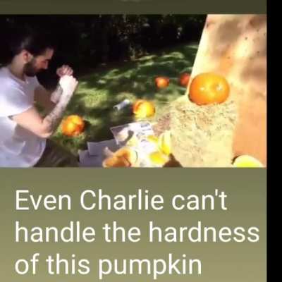 The hardest pumpkin of all time