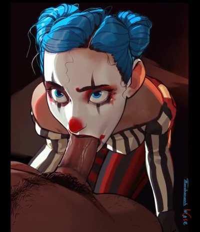 Clown Girl Blowjob (Incase - Tarakanovich)
