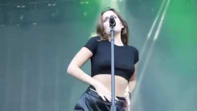 Cheering up the crowd