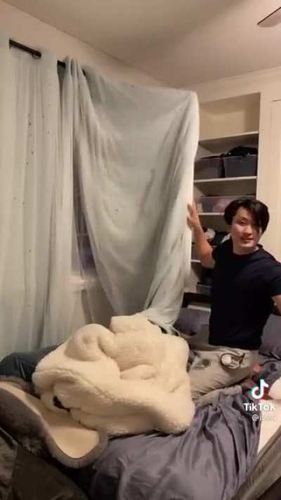 My luck with the curtains mom got me