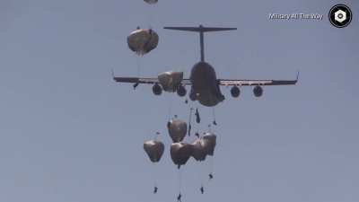 Observe the majestic Aereoplane releasing her eggs.