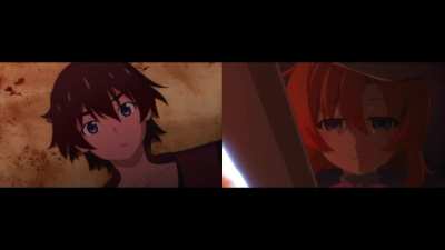 Gou & Sotsu Scene Comparison Between Rena and Keiichi at the Dam Site