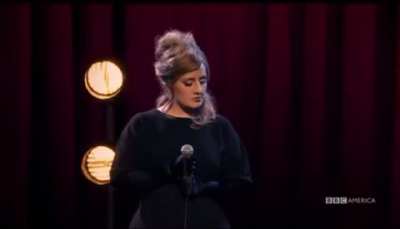 Throwback to when Adele Disguised to play for her fans.