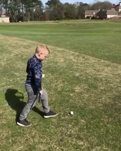 Little kid has skills