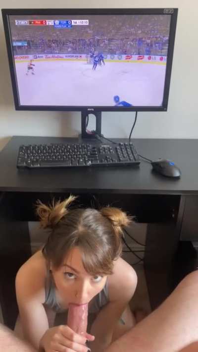 He can do whatever he wants as long as I can suck his big cock!
