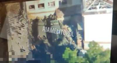 It is reported that yesterday morning a strike was carried out on the location of the Russian occupiers in the village of Pryiutne, Zaporizhzhia region.