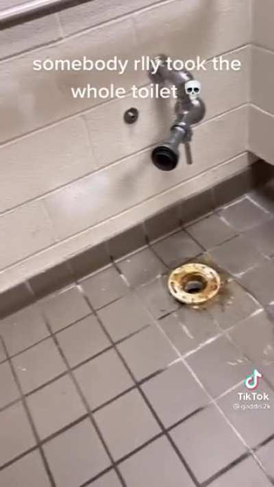 Damage to bathroom