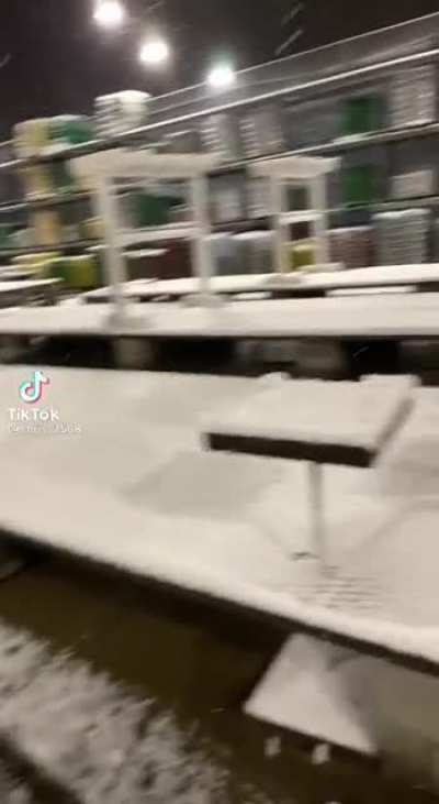 At least the water isn’t completely frozen